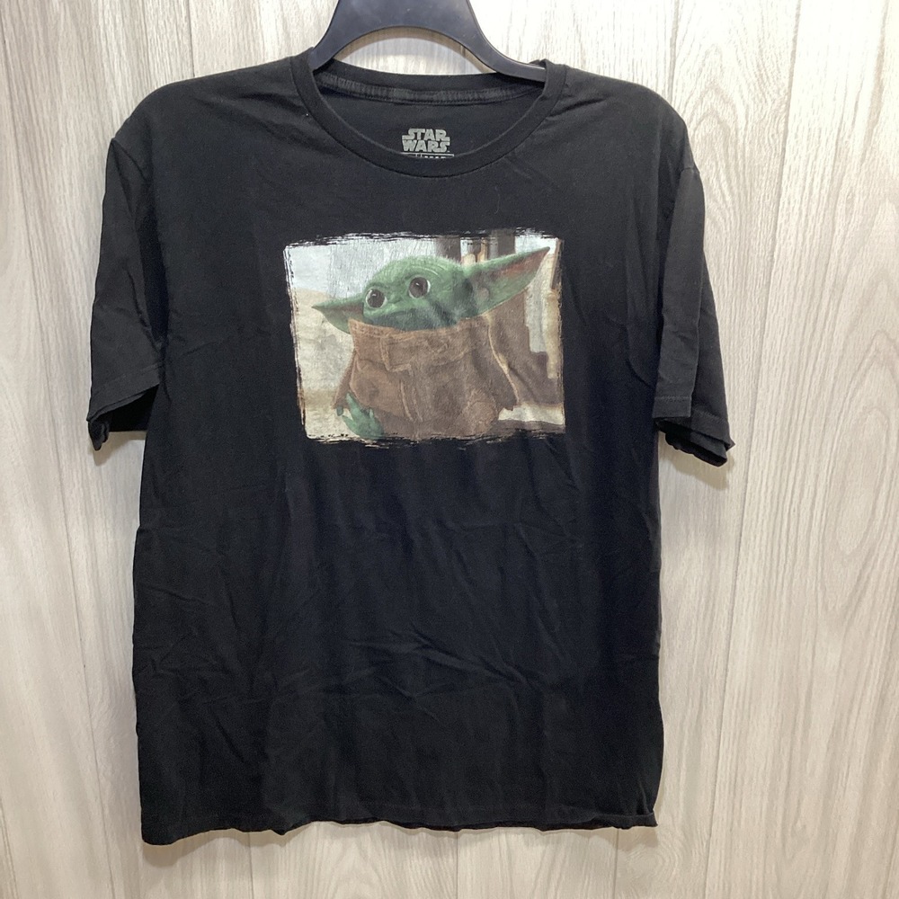 MAD Engine Star Wars The Child (Grogu) Black Graphic T-Shirt Women's XL